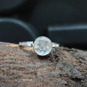 Natural Rainbow Moonstone Ring, 925 Solid Sterling Silver, Moonstone Ring, Handmade Ring, Moonstone Jewelry, Women Ring, Yellow Gold Ring