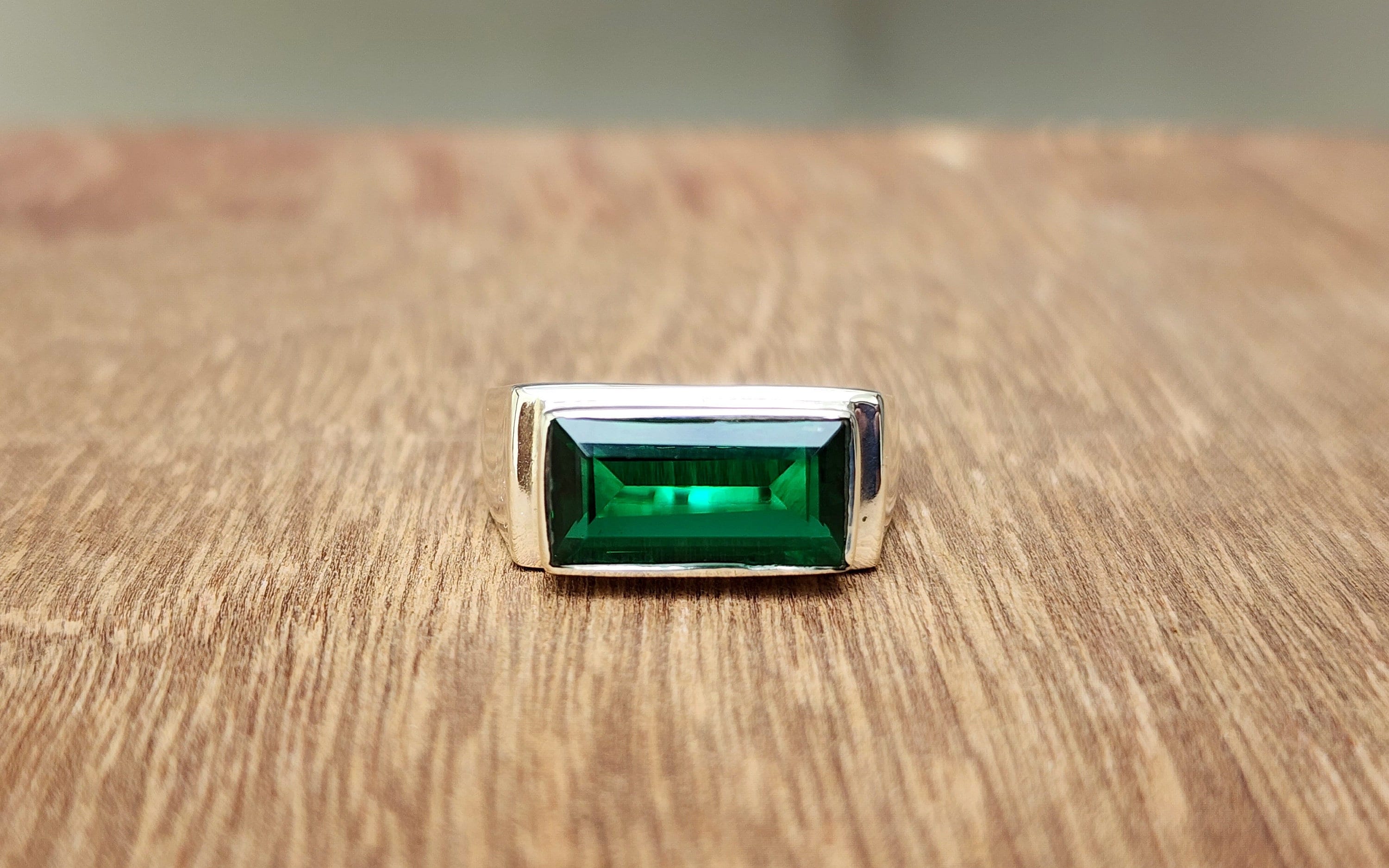 Classic Princess Diana Replica Rectangle Cushion Emerald Halo Ring  (2.48cttw) AAA Quality