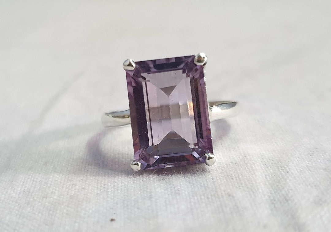 Amethyst Ring, 925 Solid Sterling Silver Ring, Women Ring, Beautiful ...