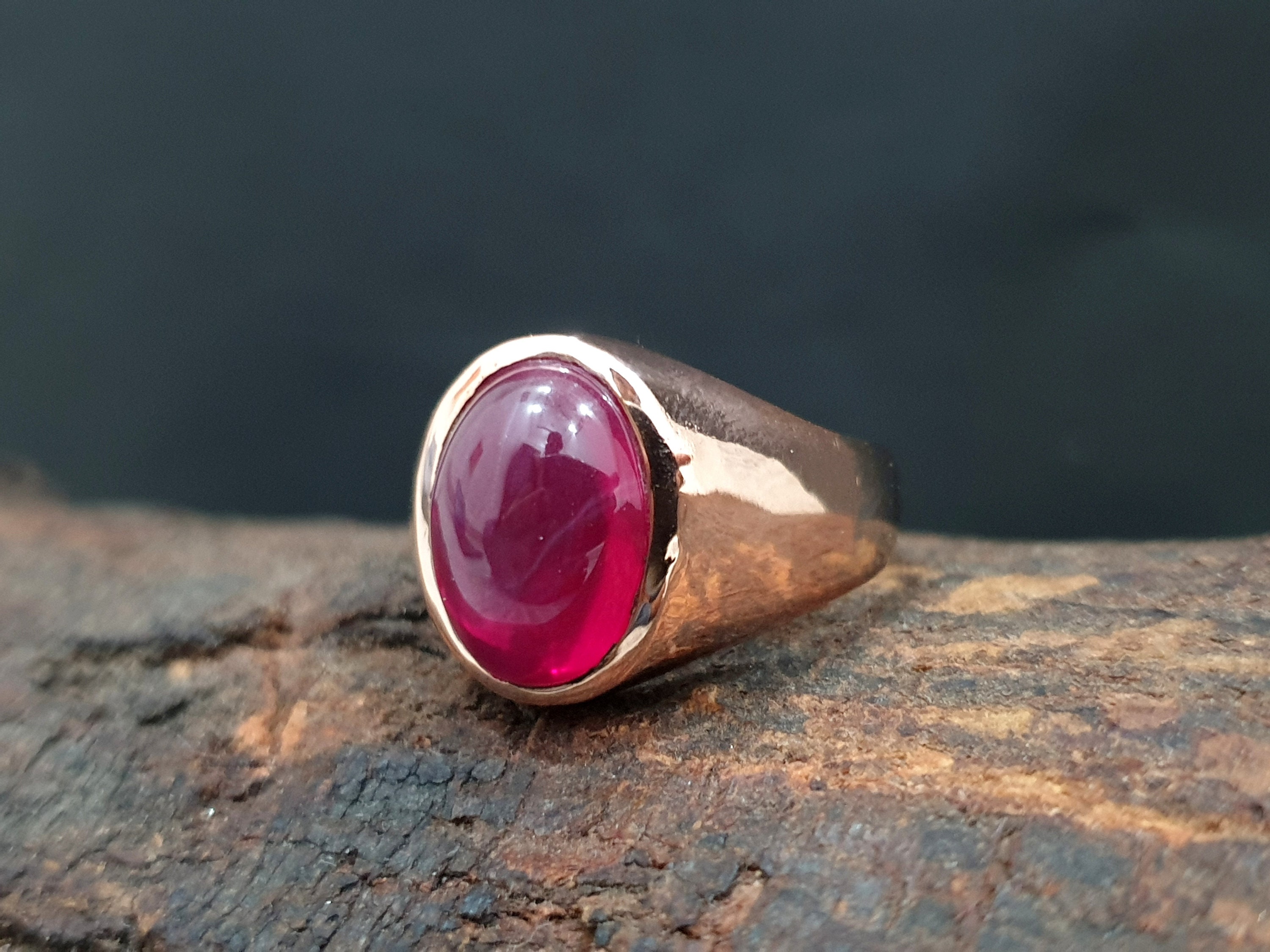 Ruby Star Ring 925 Solid Sterling Silver Ring Rose Gold - Etsy Australia