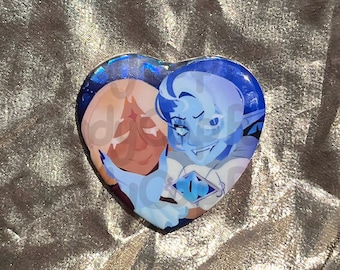 ShadowNilla Holographic Heart Button