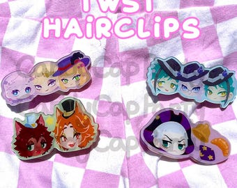 TWST Hairclips (Now with Skully!)