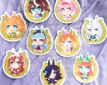 Uma Horseshoe Stickers