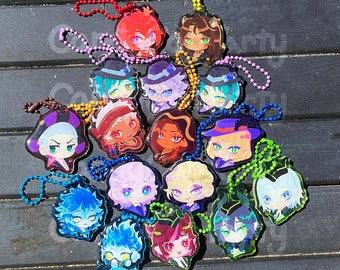 Twisted Wonderland Chibi Bust Acrylic Charms