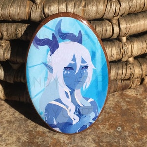 Aaravos The Dragon Prince Oval Button