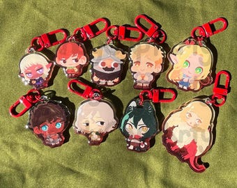 Dungeon Meshi 1.3 - 2.5 inch Double Sided Acrylic Charms