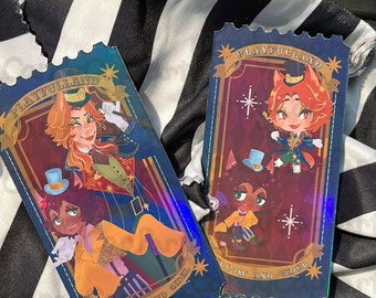 Playfullland Holographic Ticket Print