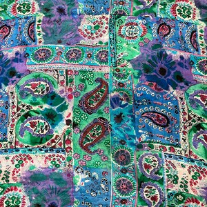 Multiprint Pure Silk Fabric