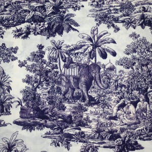 Tela de algodón Toile De Jouy
