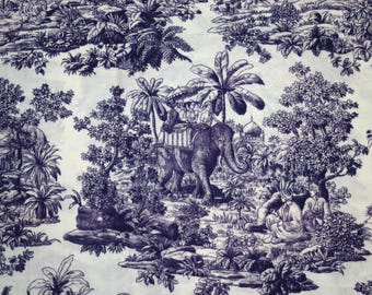 Tela de algodón Toile De Jouy