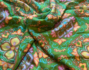 Ornament Pure Silk Fabric