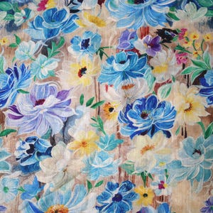 Vintage pastel Floral Fabric
