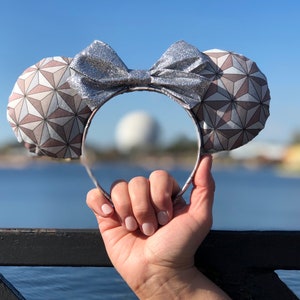Epcot Mickey Ears Headband l Disney spaceship earth