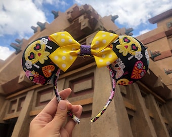 COCO Disney Movie Mickey Ears Headband L Dia De Los Muertos  display picture 1