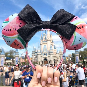 Watermelon Mickey Ears Headband l Summer Fruit Fun for the disney parks