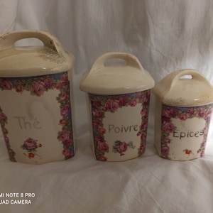 Vintage spice jars