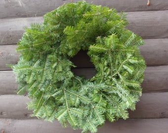 22 inch fresh cut balsam wreath