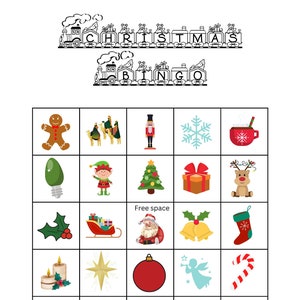 Christmas Bingo Printable