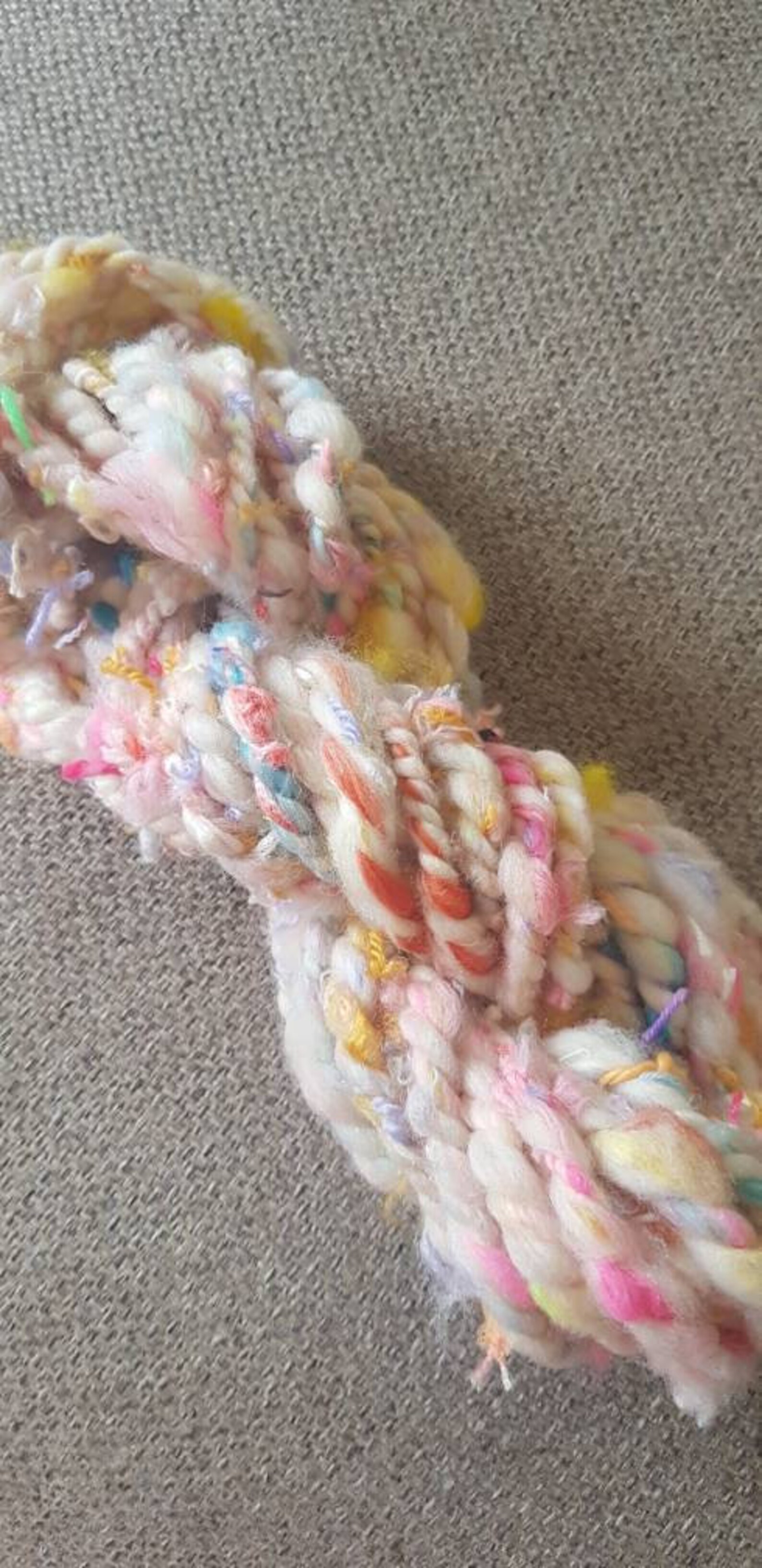 Spin your scraps yarn scrap yarn spun into a skein of bespoke Etsy