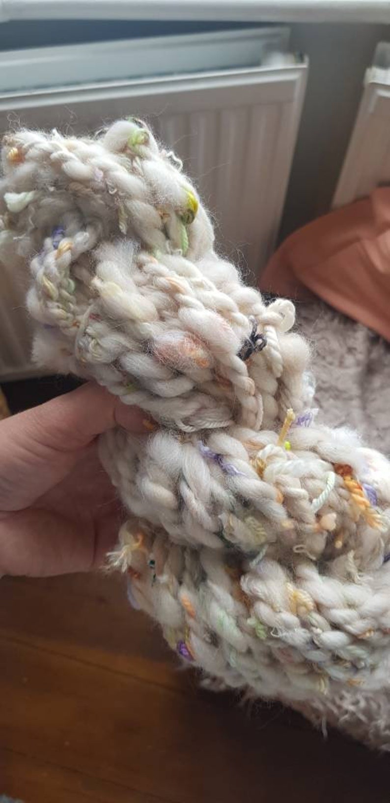 Spin your scraps yarn scrap yarn spun into a skein of bespoke Etsy