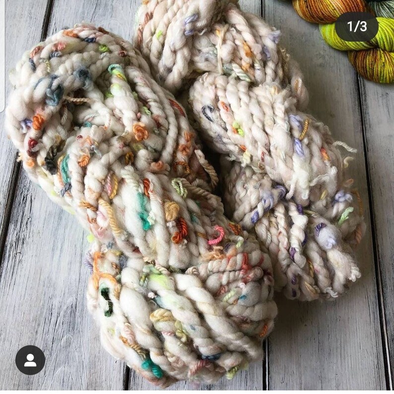 Spin your scraps yarn scrap yarn spun into a skein of bespoke Etsy