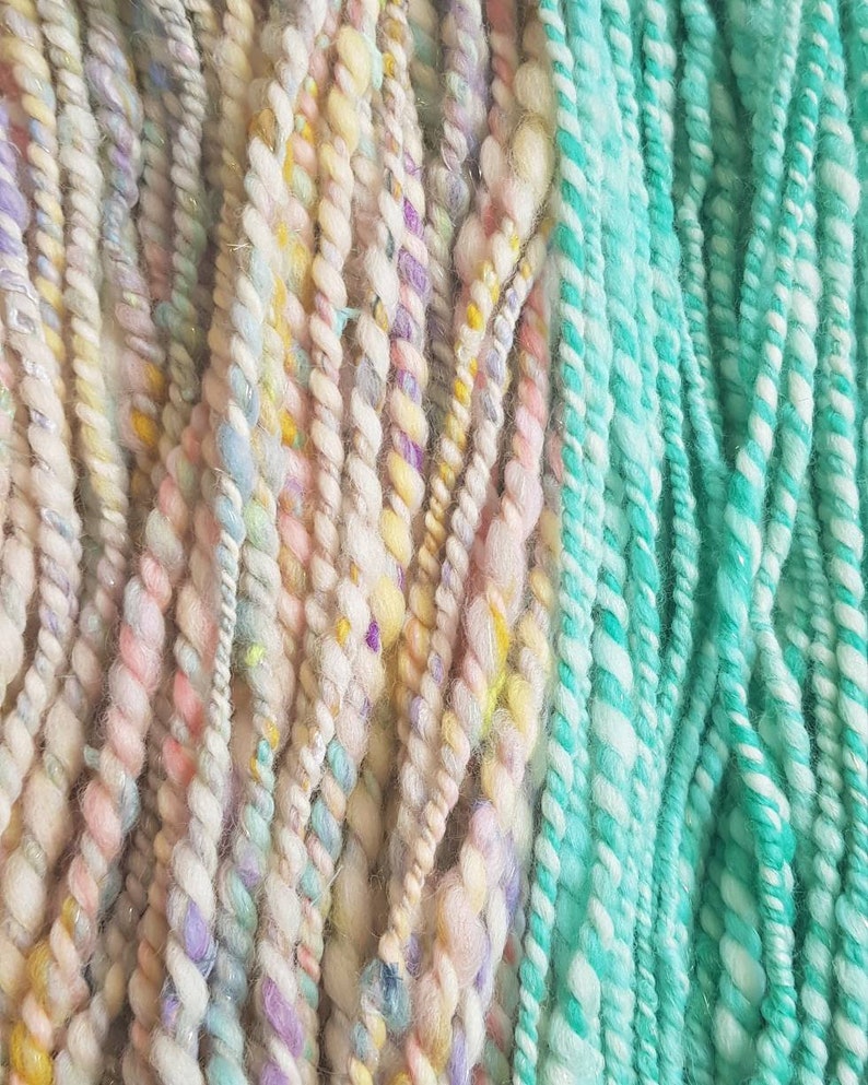 Spin your scraps yarn scrap yarn spun into a skein of bespoke Etsy