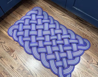 Rock Climbing Rope Rug (Large)