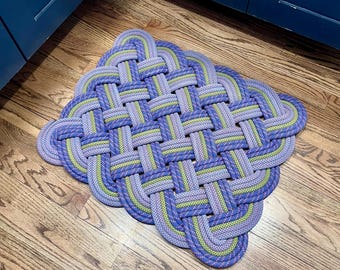 Rock Climbing Rope Rug (Large)