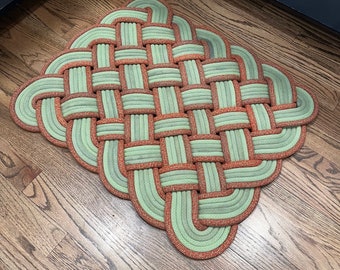 Welcome Mat  (Large) - Rock Climbing Rope Rug - Rock Climber Gift