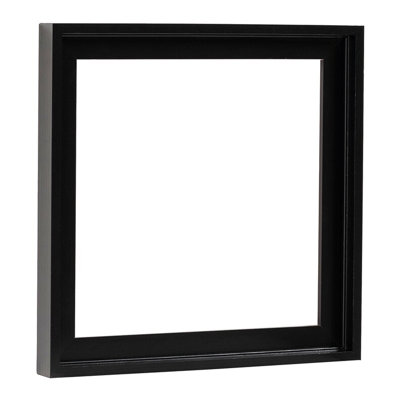 Wood Floater Frame for Canvas Paintings Wood Panels Canvas Etsy UK