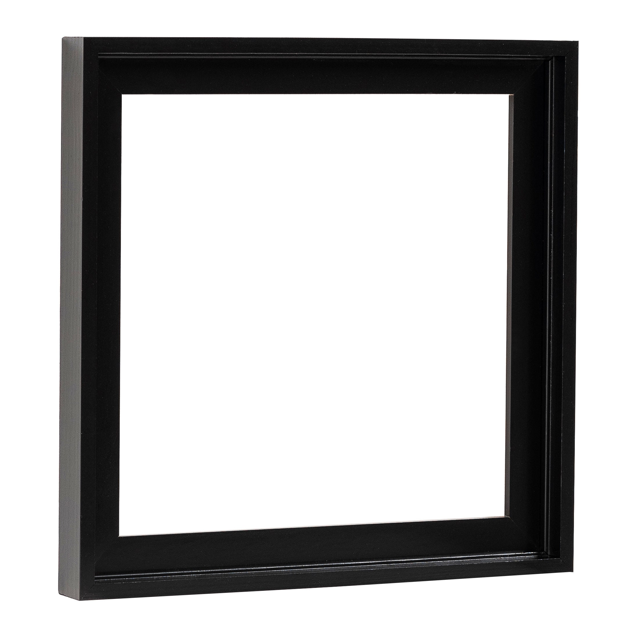 Wood Floater Frame for Canvas Paintings Wood Panels Canvas Etsy