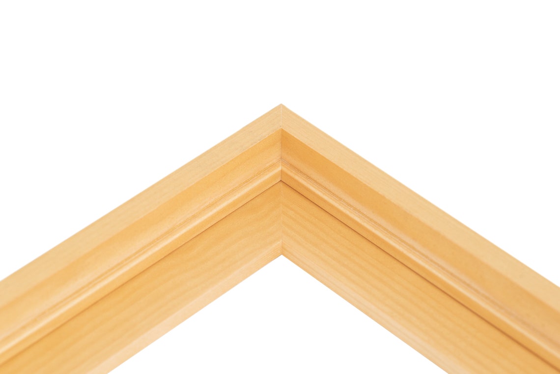 Wood Floater Frame for Canvas Paintings Wood Panels Canvas Etsy UK