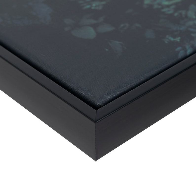 Vintage Roses Floral Wall Art Wood Frame Canvas Print Etsy