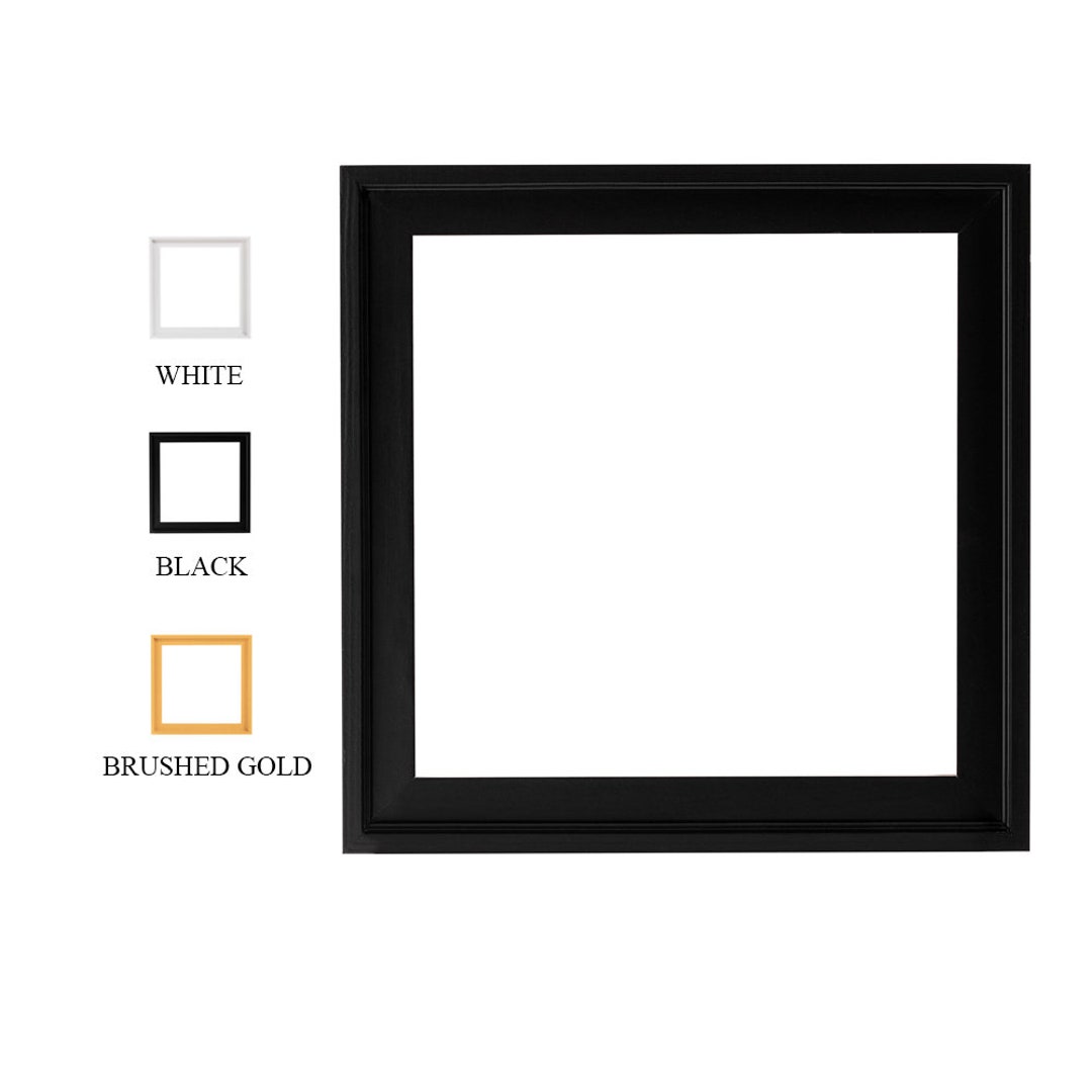 Wood Floater Frame for Canvas Paintings Wood Panels, Canvas Panels