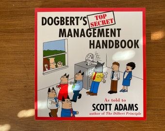 Dogbert's Management Handbook door Scott Adams,Dilbert Comics,コミッーーーーッー,Tira Cómica,Tegneserie,Comicstrip,Bande dessinée,ISBN 9780887308819