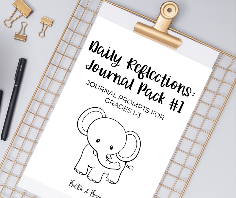 Printable Journal Prompts for Students Grades 1-3 - Etsy