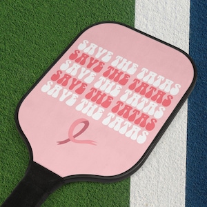 Save the Tatas Pickleball Paddle Kit | Breast Cancer Awareness