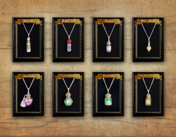 Magical Harry Potter Inspired Potion Necklaces