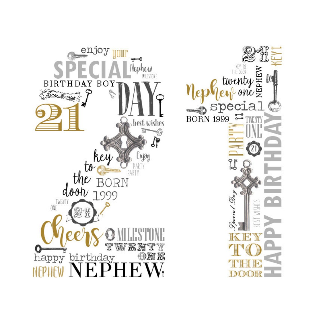 Nephew Son 21st Birthday Card - Etsy