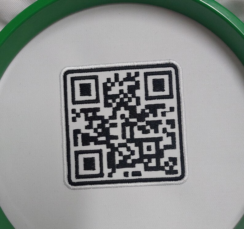 Custom Embroidered QR Code Patch. - Etsy
