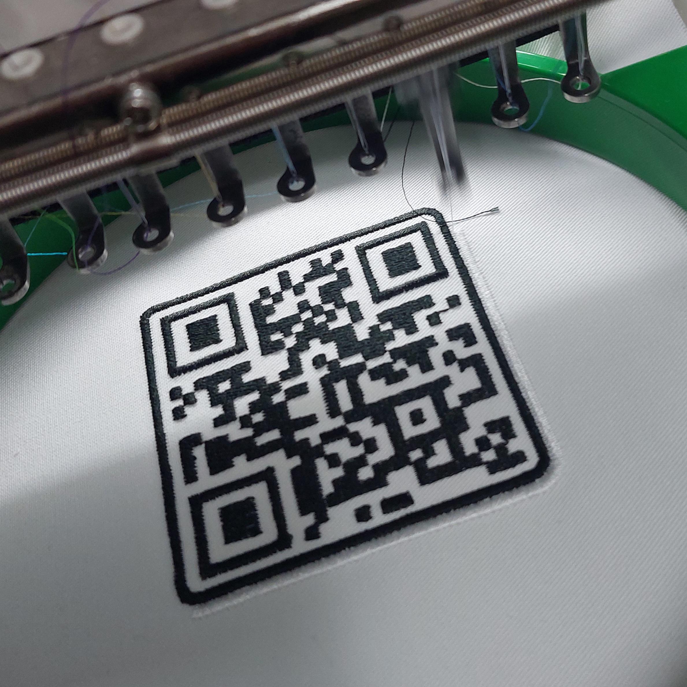 Custom Embroidered QR Code Patch. - Etsy
