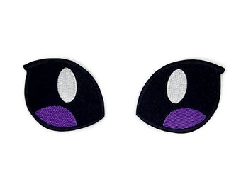Gestickte Cartoon Augen Patches.