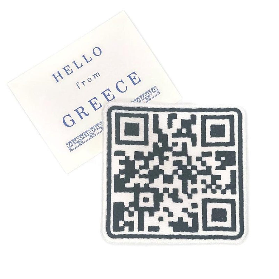 Custom Embroidered QR Code Patch. - Etsy