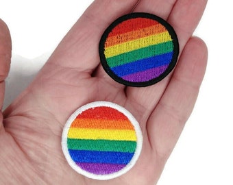LGBT embroidered iron on patch.