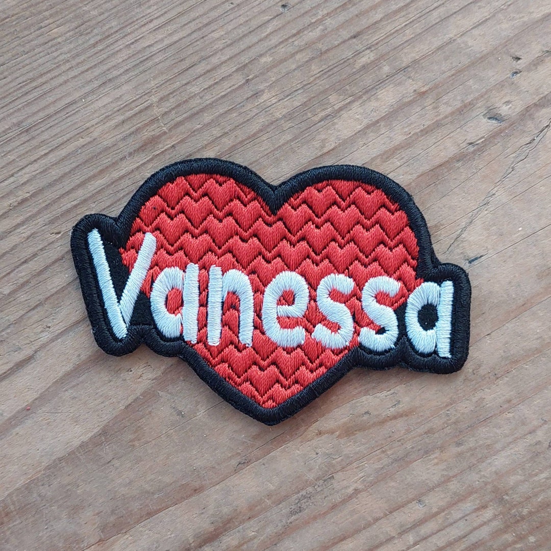 Custom Embroidered Heart Patch. Etsy