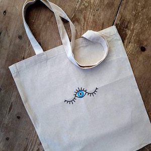Evil Eye Tote Bag.