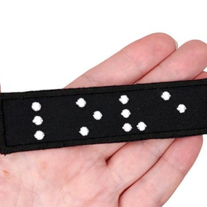 Personalized  Braille patch .