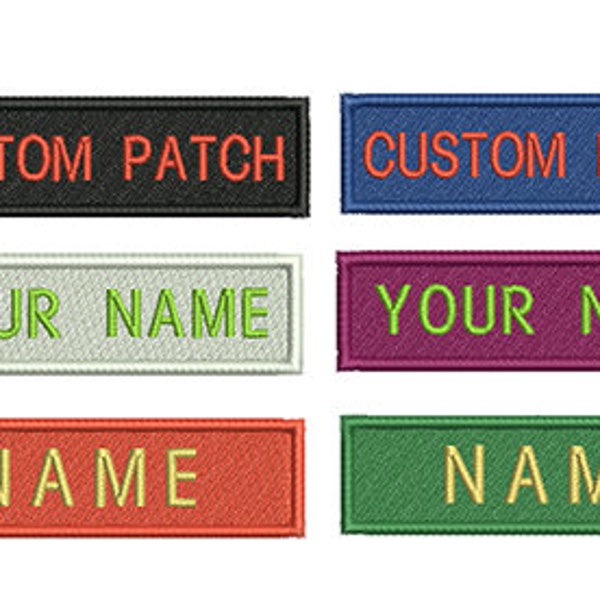 Embroidery Uniform Hook Loop Patch Fastener Badge Armband For Clothes Cap. W 4" (10cm.) - T 1"(2.5cm.)