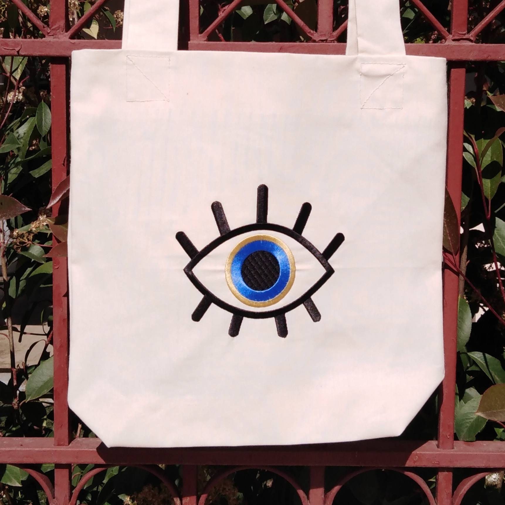 Evil Eye Tote Bag. | Etsy