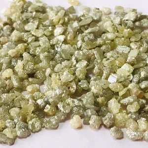 2 to3.5mm Raw Lemonand white Diamond, Natural Rough White Diamond, Loose White Diamonds, Single Diamond, Uncut Raw Flat Diamonds for Jewelry